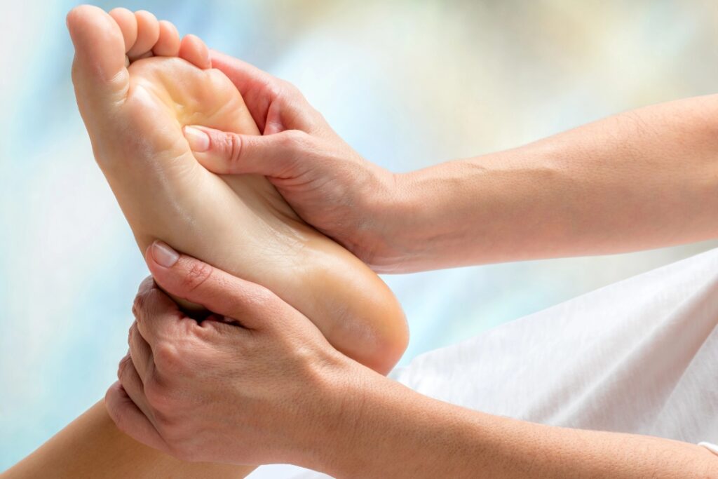 Professional manual therapy techniques for plantar fasciitis treatment Cypress patients to relieve arch heel pain.