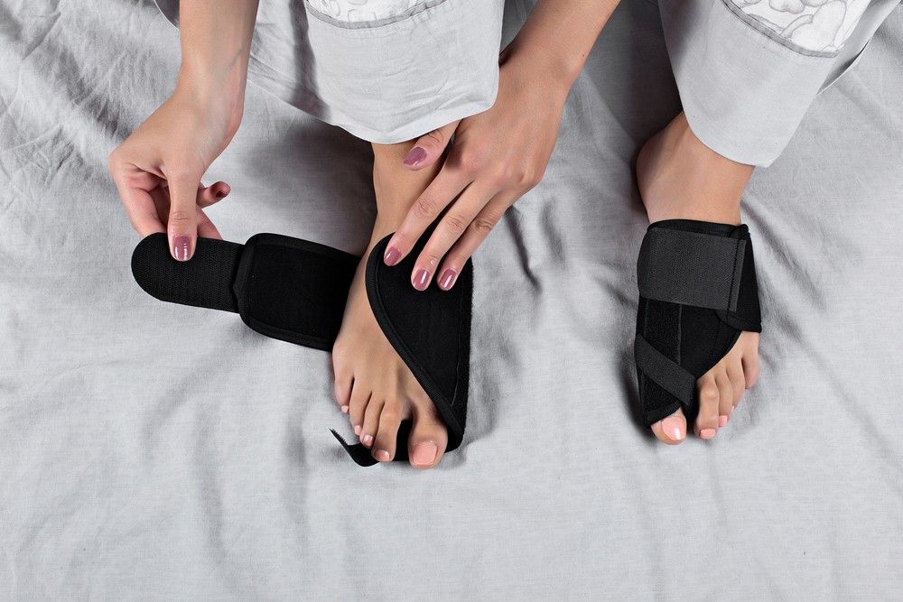 Bunion treatment doctors Cypress suggest corrective braces to alleviate discomfort and improve daily mobility for patients.